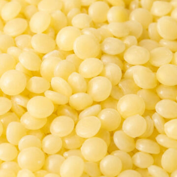 Beeswax pellets for skincare and cosmetic formulation