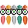 Premium mica powder collection by Jumira Naturals featuring pink, gold, silver, green, and copper cosmetic pigments for soap making, resin art, candles, epoxy, bath bombs, and skincare formulations.