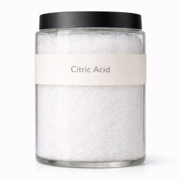 “Citric Acid by Organicsbyjumira — fine white granular crystalline acid used for pH adjustment and exfoliating skincare formulations.”