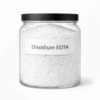 “Disodium EDTA by Organicsbyjumira — white fine crystalline chelating powder used to improve product stability and prevent discoloration in cosmetic formulations.”