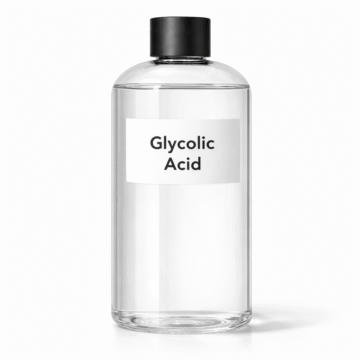 Glycolic Acid Powder by Organicsbyjumira — white fine crystalline AHA exfoliant powder with smooth, highly refined texture.