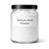 Salicylic Acid Powder by Organicsbyjumira — white fine crystalline BHA exfoliant powder with smooth, high-purity texture.
