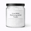 Snow White Brightening Active Powder by Organicsbyjumira — bright white fine cosmetic brightening powder with smooth, refined texture.
