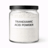 Tranexamic Acid Powder by Organicsbyjumira — white fine cosmetic-grade brightening powder with soft, subtle micro-crystalline texture.