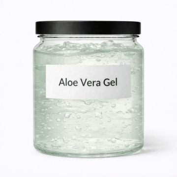 “Aloe Vera Gel by Organicsbyjumira — clear, soothing cosmetic-grade gel with smooth hydration texture for skincare formulations.”