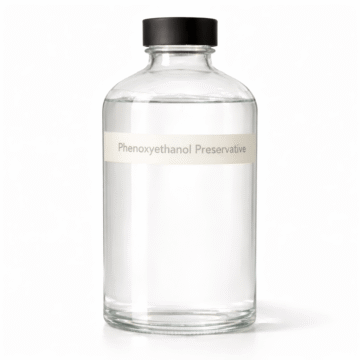 “Phenoxyethanol Preservative by Organicsbyjumira — clear, colorless, slightly viscous cosmetic-grade preservative liquid for lotions, serums, and skincare formulations.”