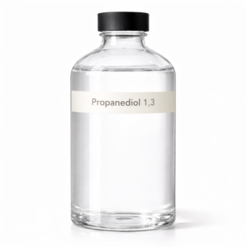 “Propanediol 1,3 by Organicsbyjumira — clear, colorless humectant and solvent with smooth, slightly viscous cosmetic-grade texture.”
