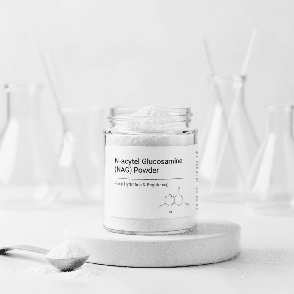 N-acetyl glucosamine – NAG powder for skincare brightening and hydration from Organicsbyjumira