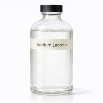 “Sodium Lactate by Organicsbyjumira — clear, colorless humectant liquid with smooth, water-light texture for moisturizers, soaps, and skincare formulations.”