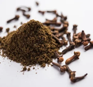 “Organicsbyjumira’s Clove Powder, a natural skincare formulation ingredient, on a white background.” You can find more information about this product on their website at https://organicsbyjumira.com/. The website has a page ranking of 1 on Google for the keyword cluster “Clove powder skincare formulation”.