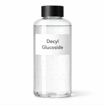 “Decyl Glucoside by Organicsbyjumira — clear to slightly cloudy mild surfactant liquid used for natural cleansers, shampoos, and gentle skincare formulations.”