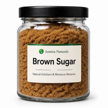 Brown sugar natural exfoliant for body scrub and skincare