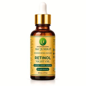 SKC’Jumira Retinol Night Oil 30 mL in amber glass dropper bottle