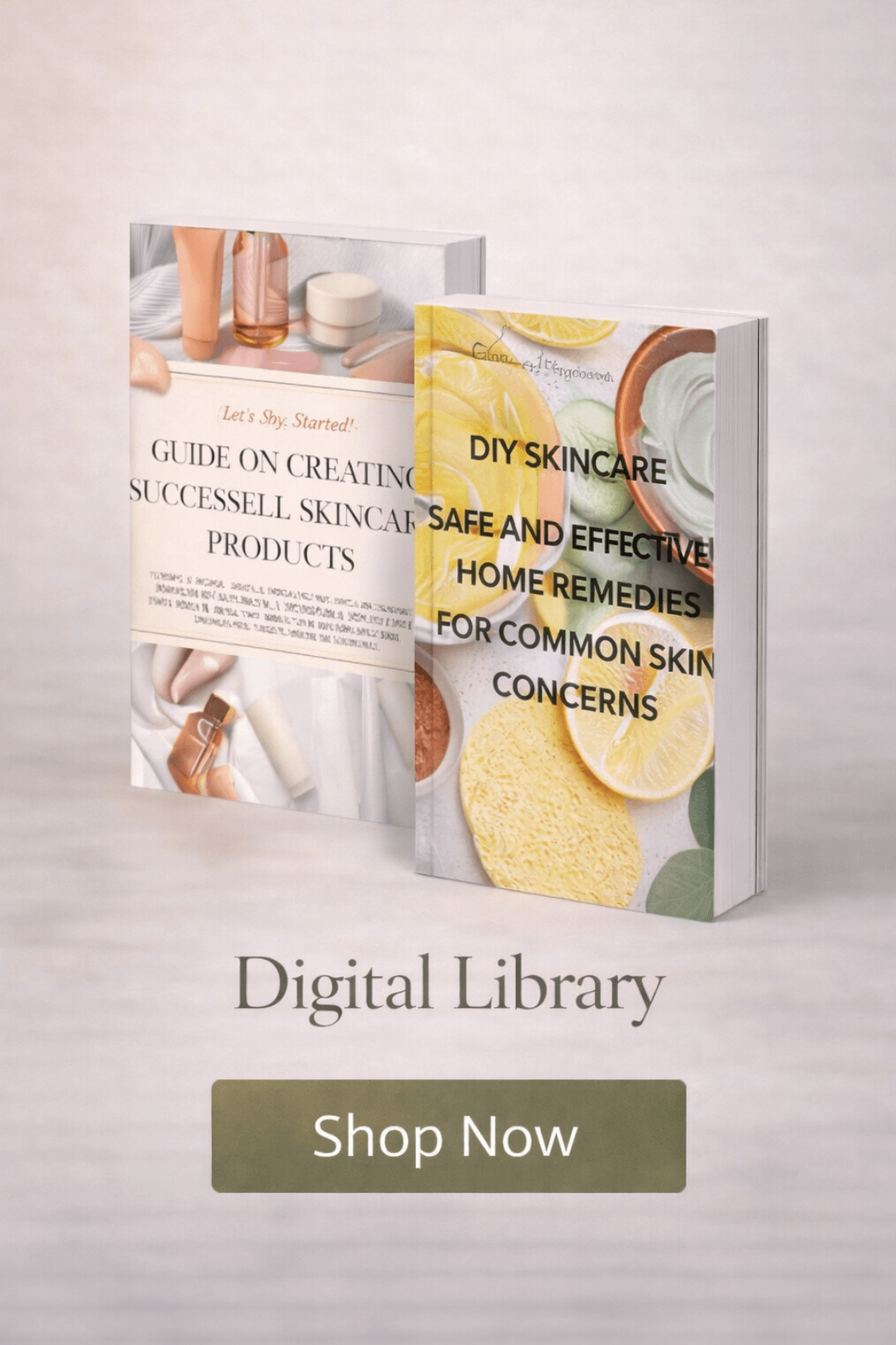 Digital library skincare ebooks category tile