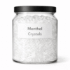 “Menthol Crystals by Organicsbyjumira — clear cooling cosmetic-grade crystals with natural mint aroma for skincare and aromatherapy formulations.”