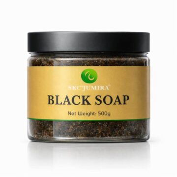 SKC’Jumira Black Soap 500g jar product image on white background