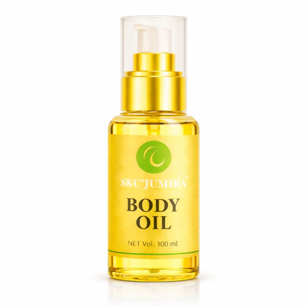 SKC’Jumira Body Oil 100ml product image with gold pump