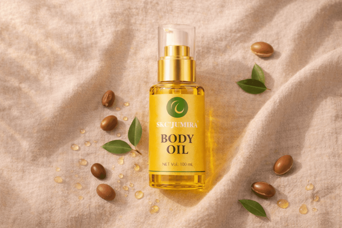 SKC'Jumira Squalane Body Oil 100ml — natural lightweight body oil for Nigerian skin