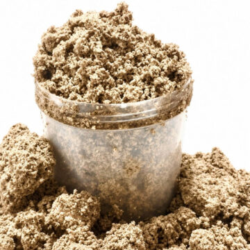 Nigerian Black Soap Powder for skincare formulation by Organicsbyjumira
