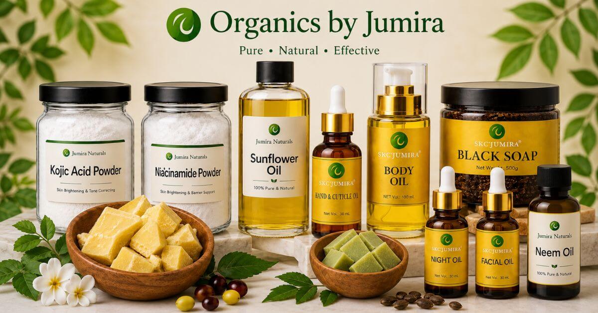 Premium organic raw materials for skincare formulation in Nigeria