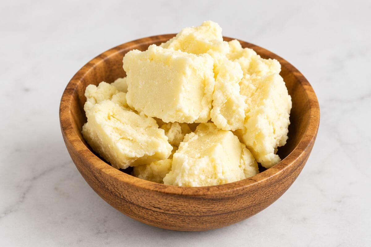 Premium organic shea butter for skincare formulation in Lagos Nigeria