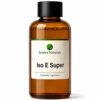 Iso E Super premium fragrance ingredient in amber bottle. Clear aroma chemical for perfume making, fine fragrances, body mists, reed diffusers and scented cosmetic formulations.
