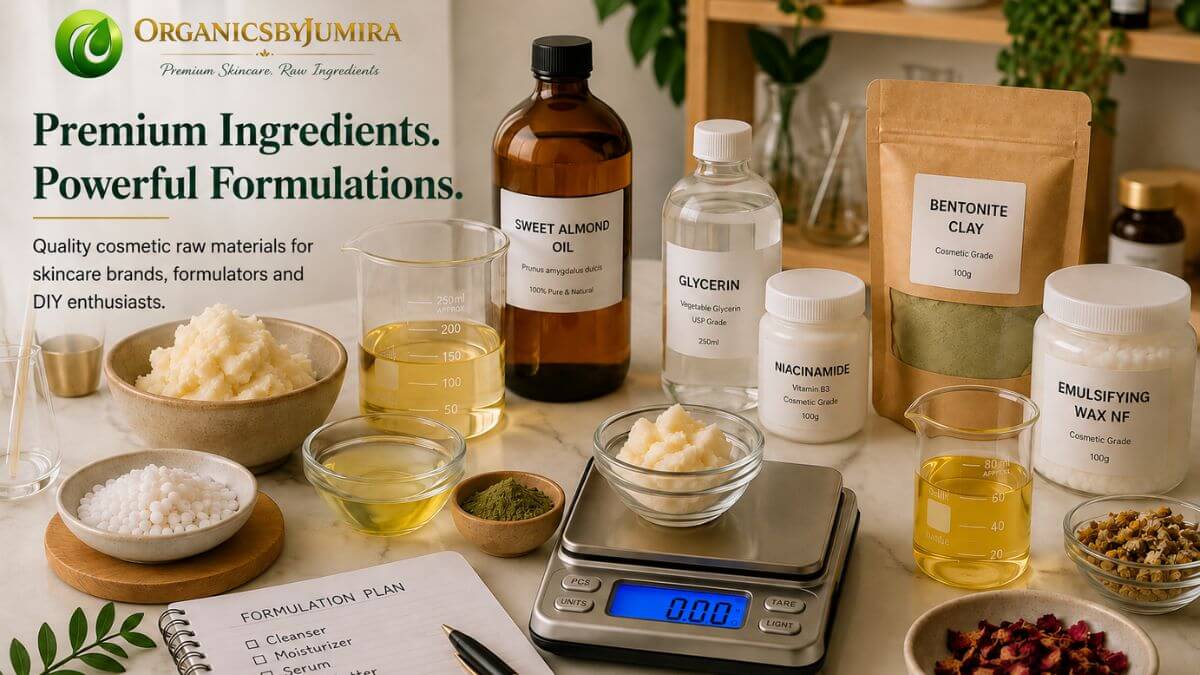 Skincare formulation ingredients for beginners in Nigeria