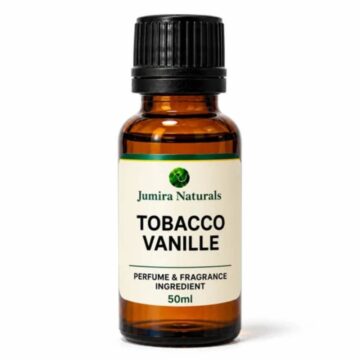 Tobacco Vanille Fragrance Oil with a sweet vanilla and warm tobacco scent at Organicsbyjumira